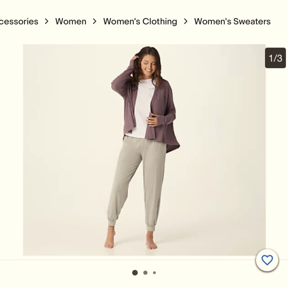 Anybody brushed rib hacci cocoon cardigan, size XS